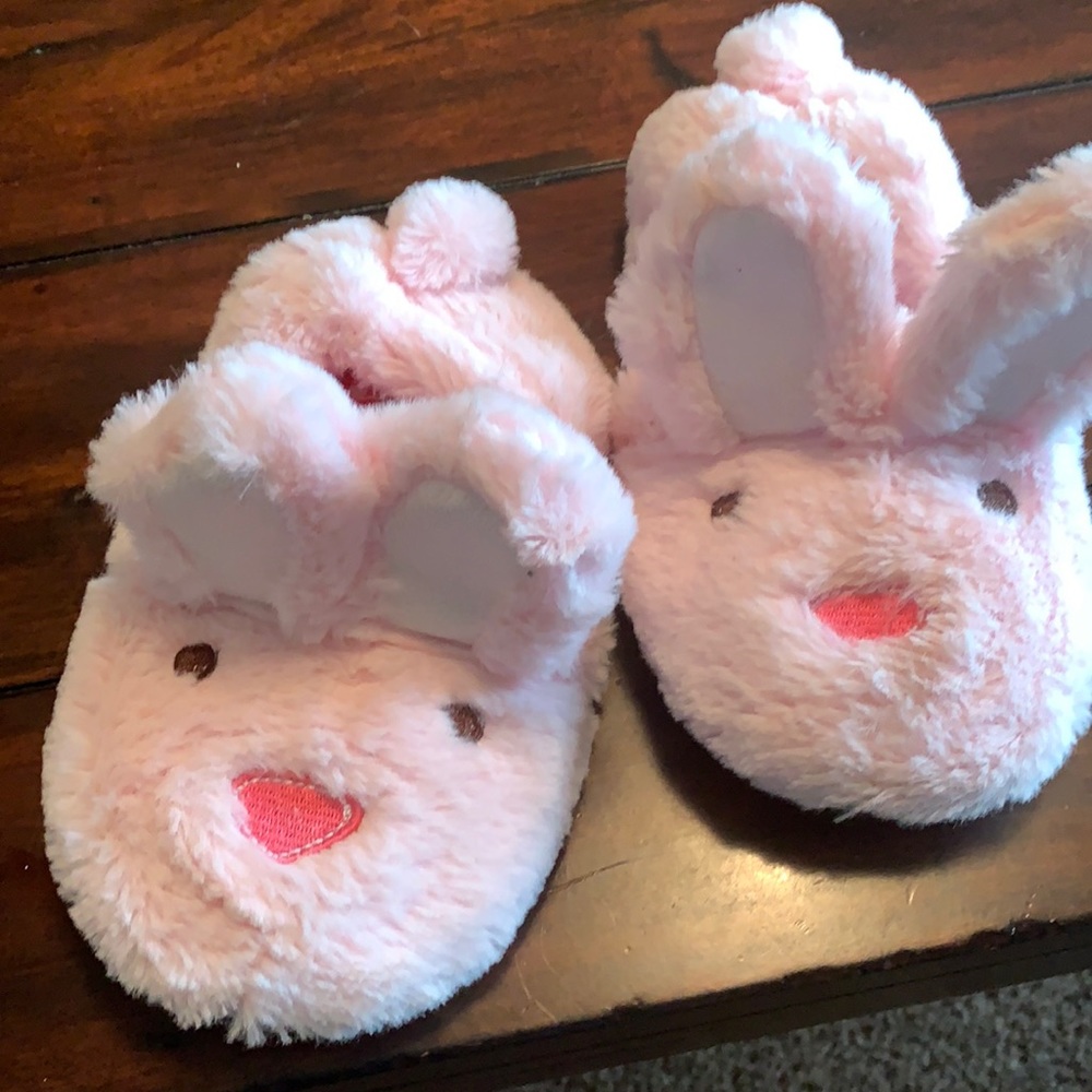 Fuzzy Bunny Slippers!